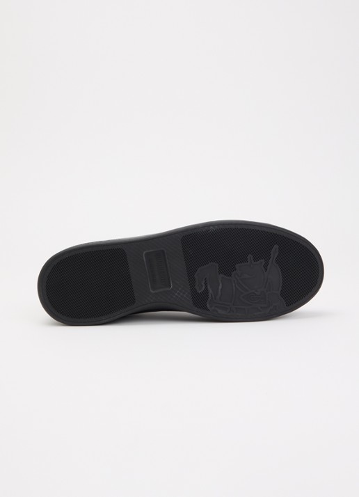 Burberry Sneaker van leer met details van suède - detail 3 zwart