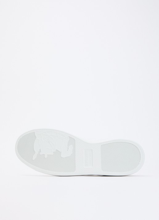 Burberry Sneaker van leer met details van suède - detail 5 wit
