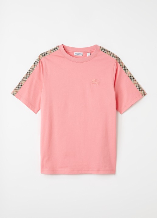 Burberry T-shirt met logoborduring
