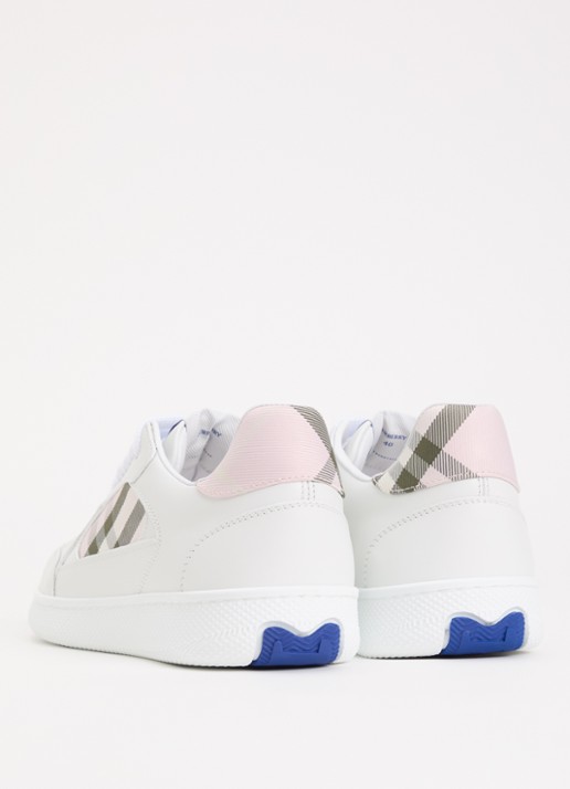 Burberry Terrace sneaker van kalfsleer  - achterkant wit