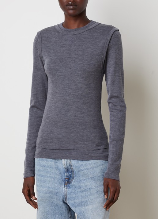 Burberry Trui van wol met ronde hals