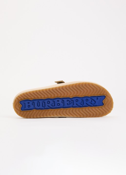 Burberry Urchin muiltje van suède met gespdetail - detail 4 beige