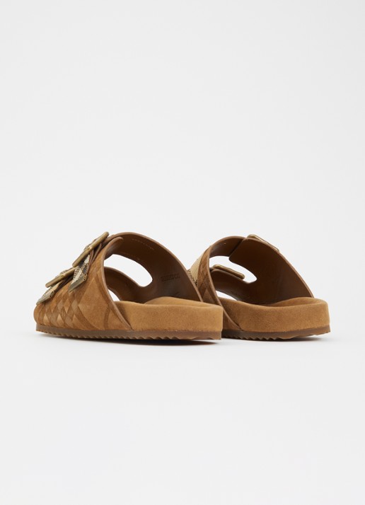 Burberry Urchin slipper van suède - achterkant 6 naturel