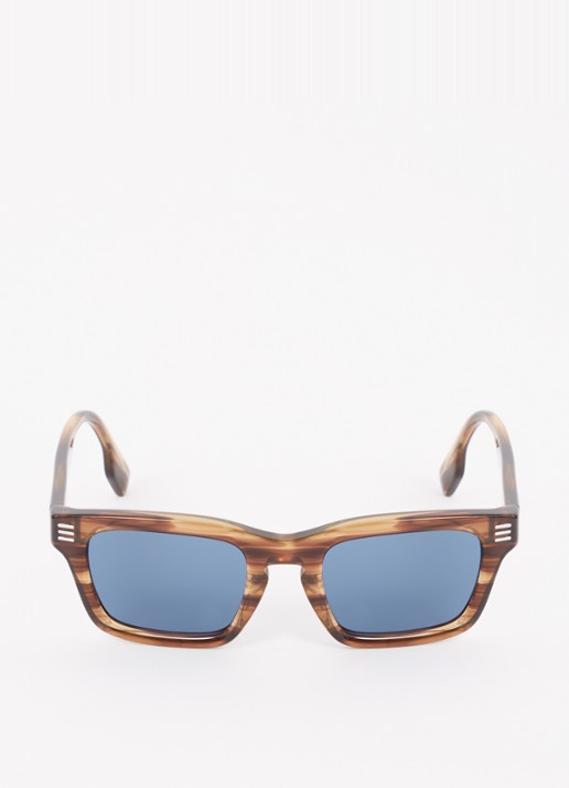 Burberry Wayfarer zonnebril BE4403 - detail bruin