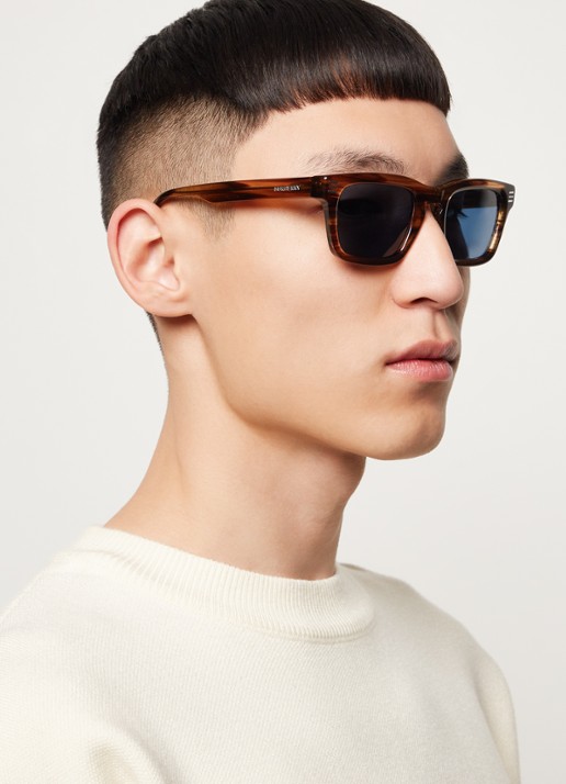 Burberry Wayfarer zonnebril BE4403 - voorkant 5 bruin