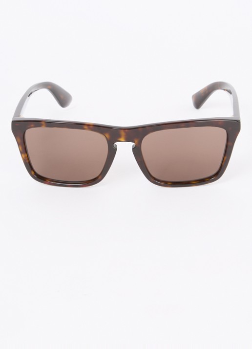Burberry Wayfarer zonnebril BE4434 - detail donkerbruin