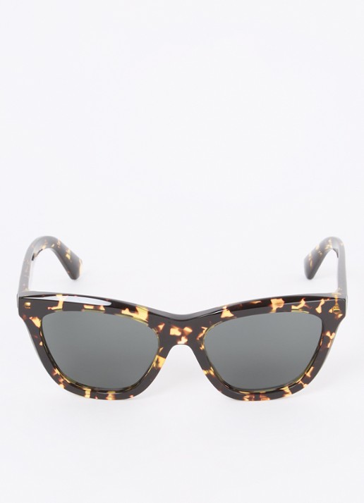 Burberry Wayfarer zonnebril BE4435 - detail bruin