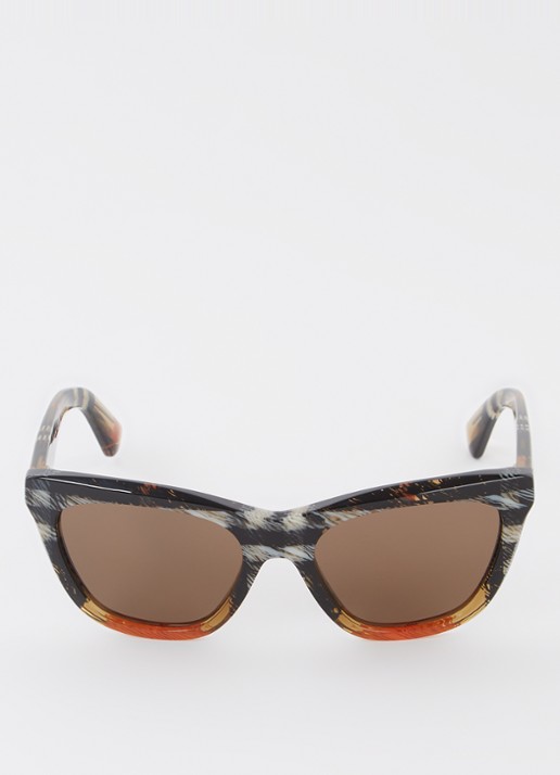 Burberry Wayfarer zonnebril BE4435 - detail 2 zand