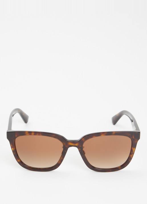 Burberry Wayfarer zonnebril BE4446D - detail donkerbruin