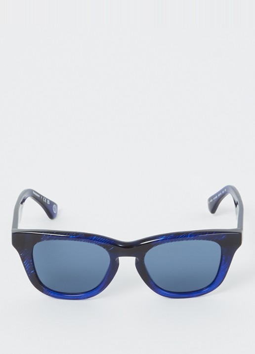 Burberry Wayfarer zonnebril JB4002 - detail donkerblauw