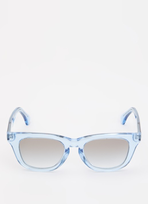 Burberry Wayfarer zonnebril JB4002 - detail lichtblauw