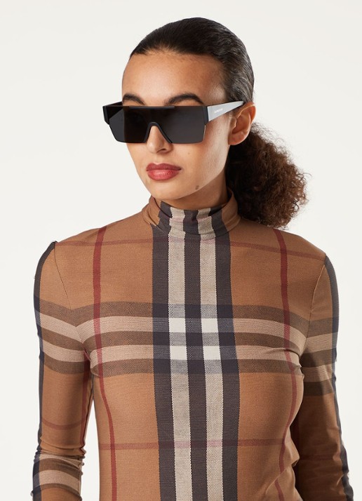 Burberry Zonnebril BE4291 - voorkant 2 zwart