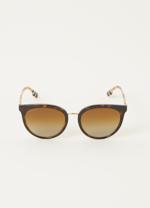 Burberry Zonnebril gepolariseerd BE4316 - voorkant 2 donkerbruin