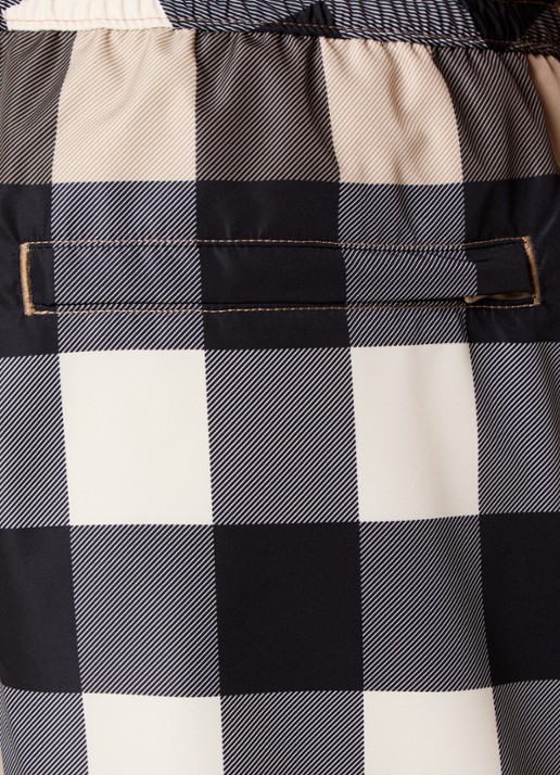 Burberry Zwemshorts met ruitdessin - detail 4 beige