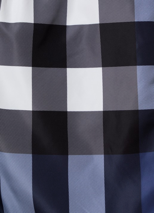 Burberry Zwemshorts met ruitdessin - detail 2 donkerblauw