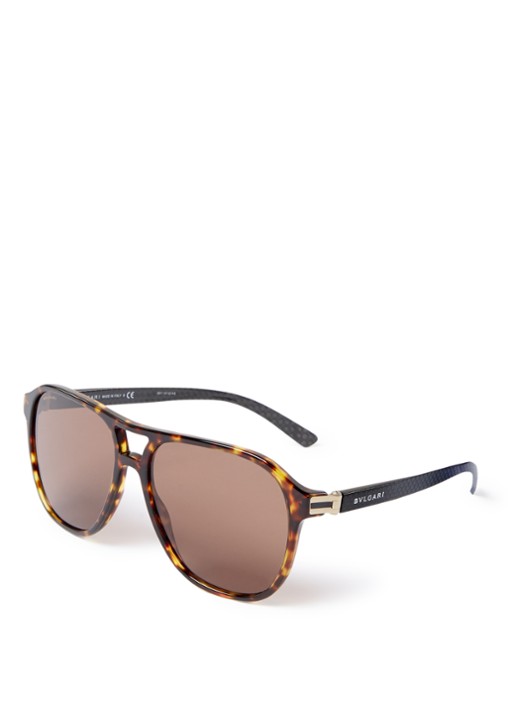 BVLGARI Zonnebril BV7034 - voorkant 4 donkerbruin