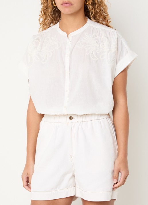 by-bar Ally blouse met borduring