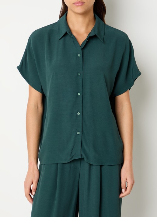 by-bar Barley blouse van crêpe