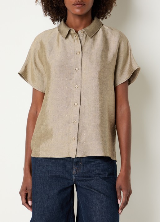 by-bar Barly blouse in linnenblend