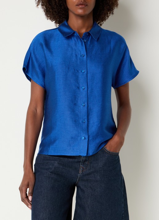 by-bar Barly blouse in linnenblend