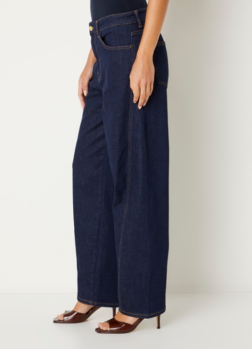 by-bar Begum high waist balloon fit jeans met donkere wassing - detail 2 jeans