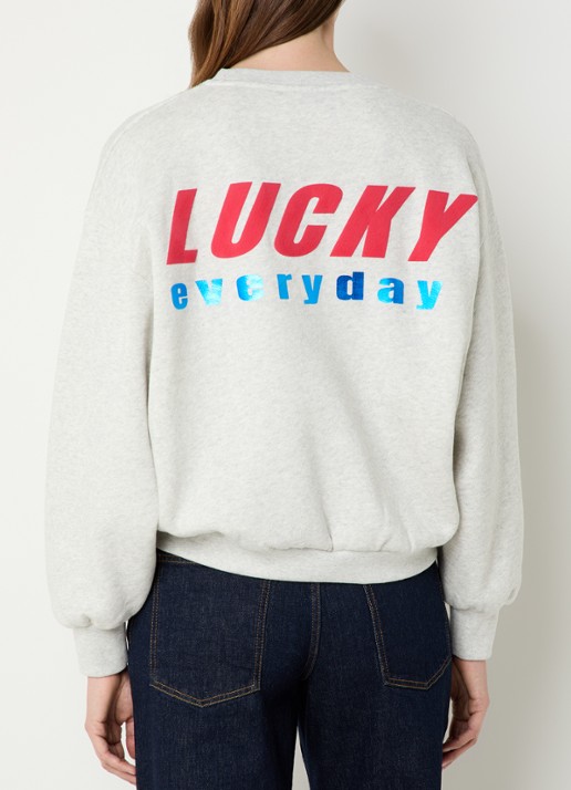 by-bar Bibi sweater met front- en backprint