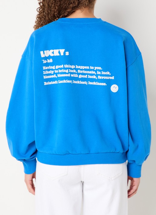 by-bar Bibi sweater met front- en backprint