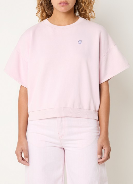 by-bar Bobbi sweater met logoborduring