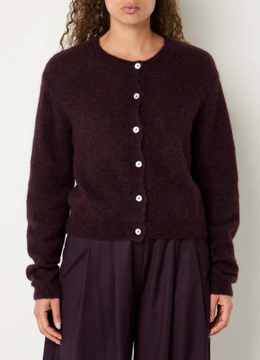 by-bar Cleo fijngebreid vest in alpaca wolblend