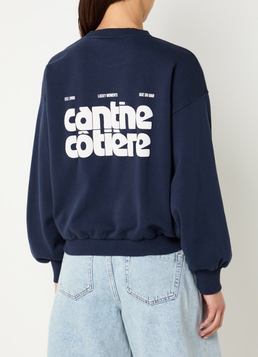 by-bar Lili sweater met front- en backprint