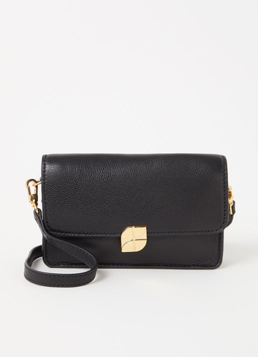 by-bar Loua crossbodytas van leer