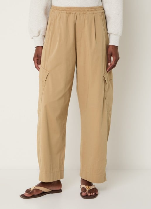 by-bar Matcha high waist tapered fit cargobroek met klepzakken