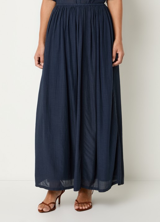 by-bar Reva maxi rok met structuur