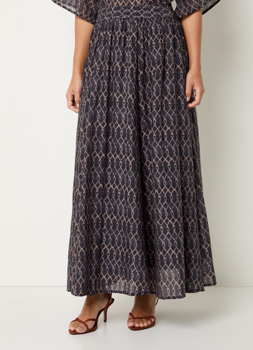 by-bar Ruby midi rok met print
