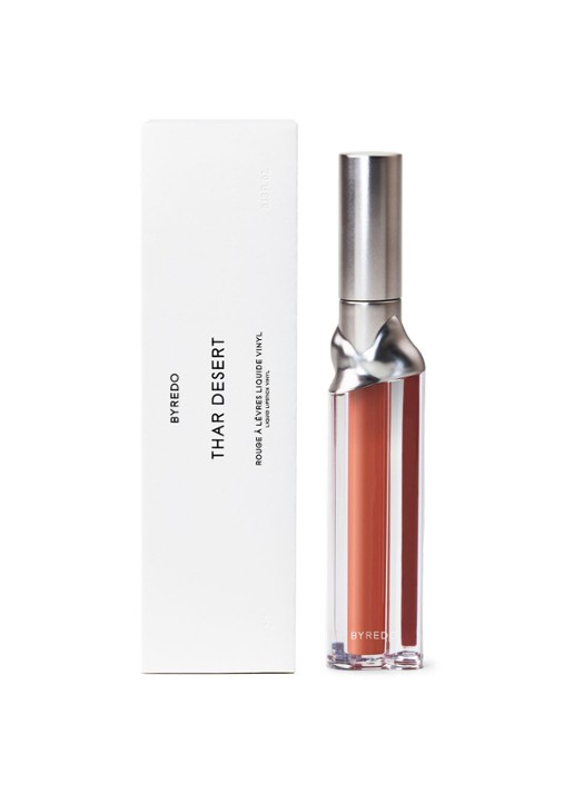 Byredo Liquid Lipstick Vinyl - vloeibare lipstick - voorkant 2 thar desert 255