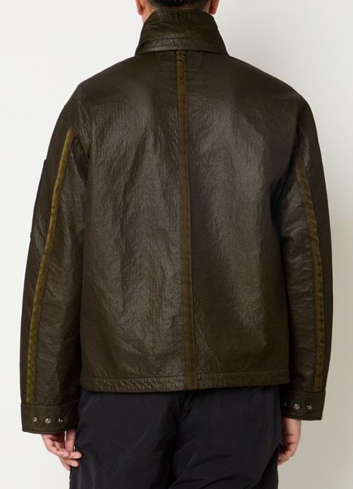 C.P. Company Bi-Face reversible jack met steekzakken - achterkant 5 groen