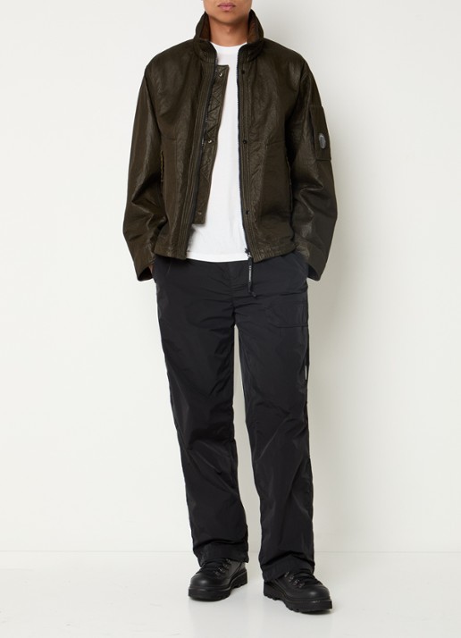 C.P. Company Bi-Face reversible jack met steekzakken - voorkant 4 groen