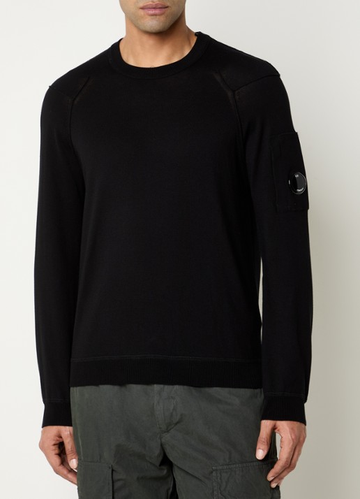 C.P. Company Fijngebreide pullover met ronde hals