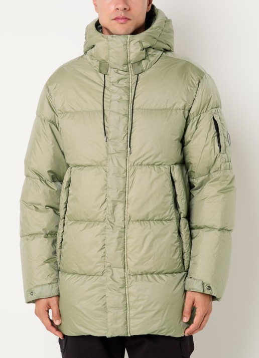 C.P. Company Gewatteerde parka met capuchon en donsvulling