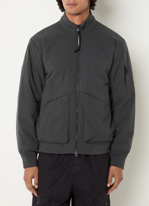 C.P. Company Pro-tek jack met ritszakken - detail antraciet