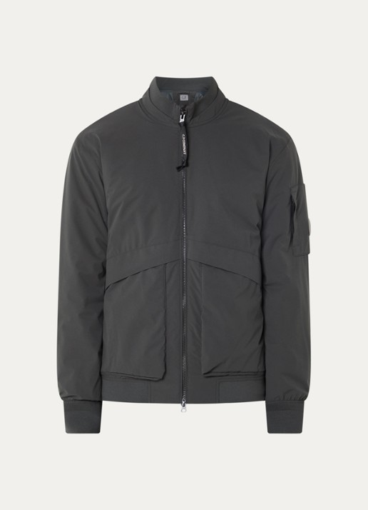 C.P. Company Pro-tek jack met ritszakken - voorkant 2 antraciet