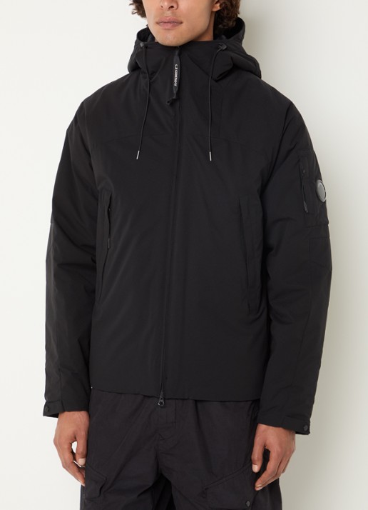 C.P. Company Pro-tek parka met ritszakken - detail zwart