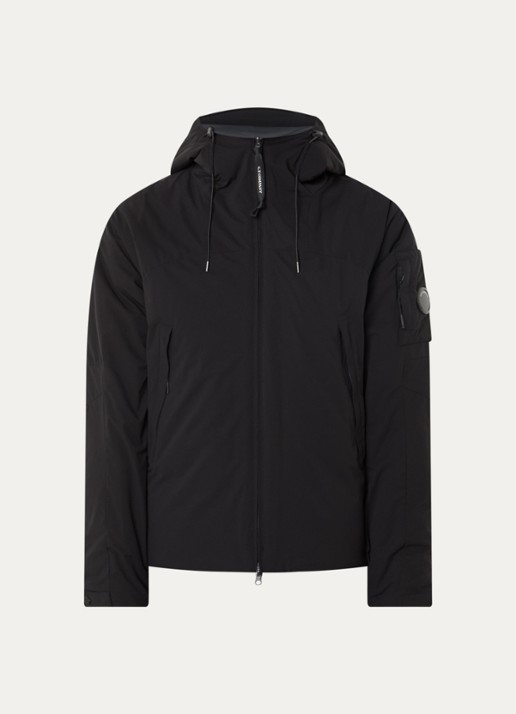 C.P. Company Pro-tek parka met ritszakken - voorkant 2 zwart