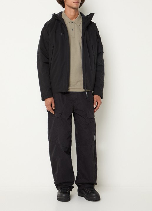 C.P. Company Pro-tek parka met ritszakken - voorkant 3 zwart