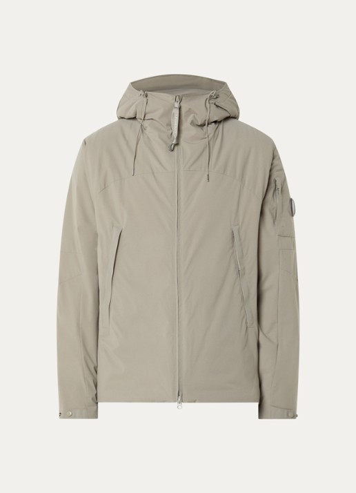 C.P. Company Pro-tek parka met ritszakken - voorkant 3 taupe