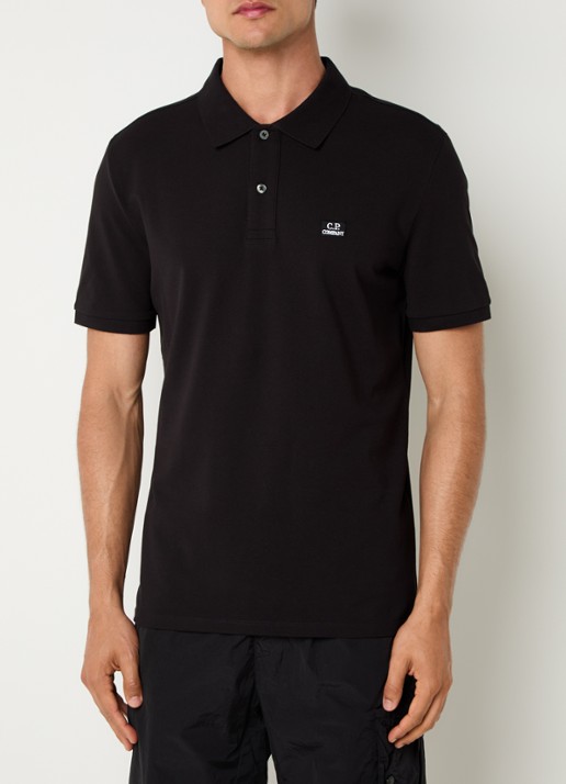 C.P. Company Regular fit polo met logoborduring
