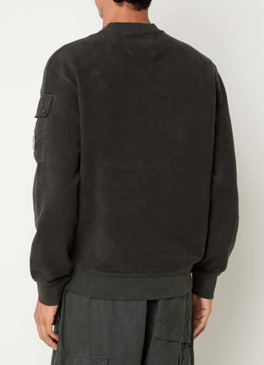 C.P. Company Sweater met logo - achterkant 3 bronsgroen