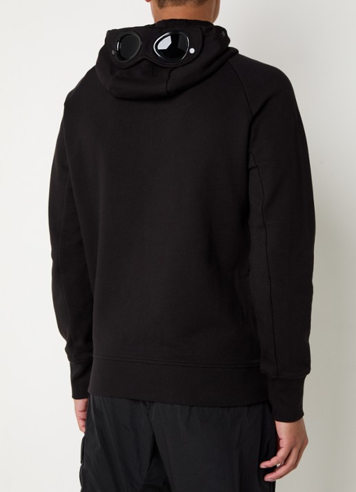 C.P. Company Sweatvest met ritszakken - achterkant 3 zwart