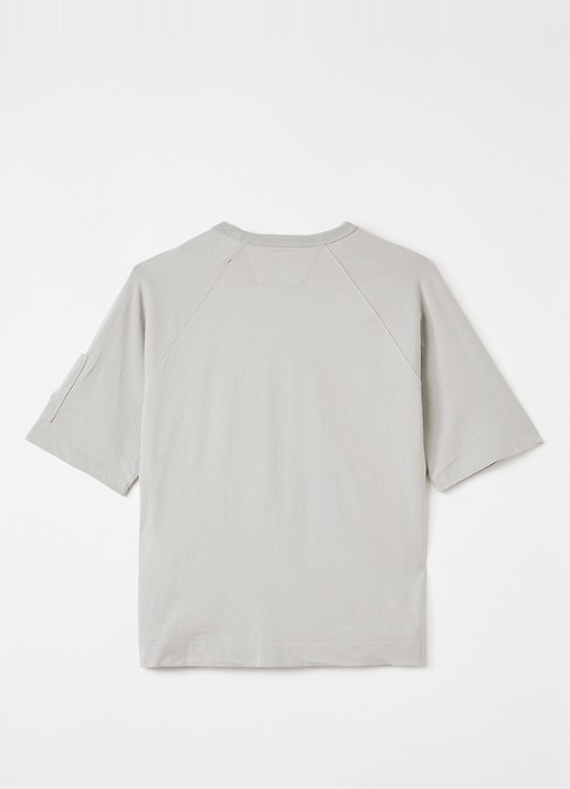 C.P. Company T-shirt met logo - voorkant 2 beige