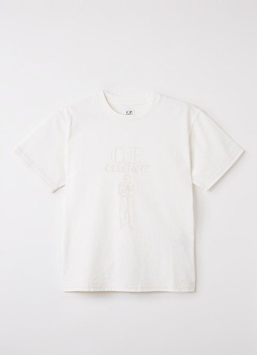 C.P. Company T-shirt met logoprint